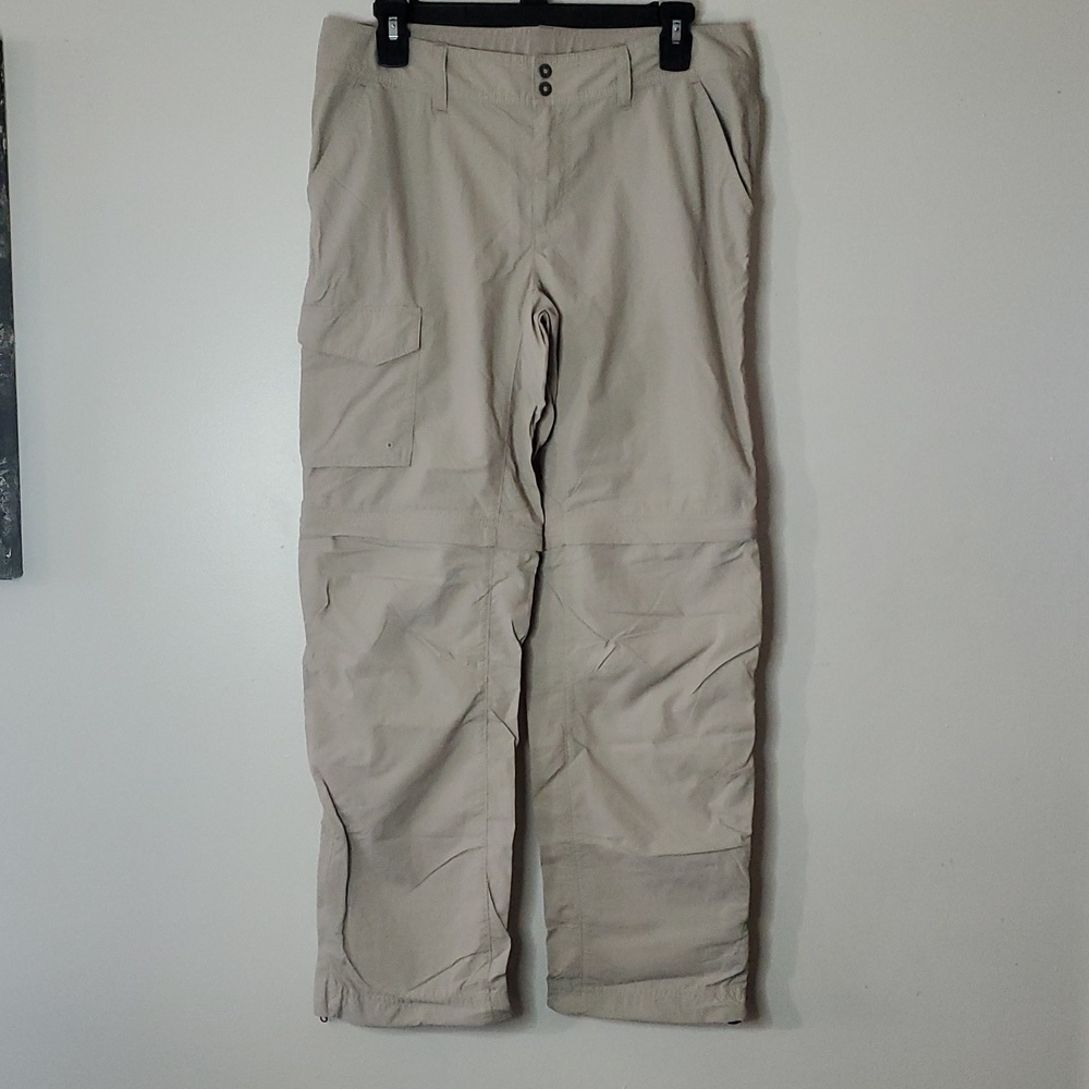 Womens Columbia Omni-Shade Sun Protection Convertible Hiking Pants Sz 8s